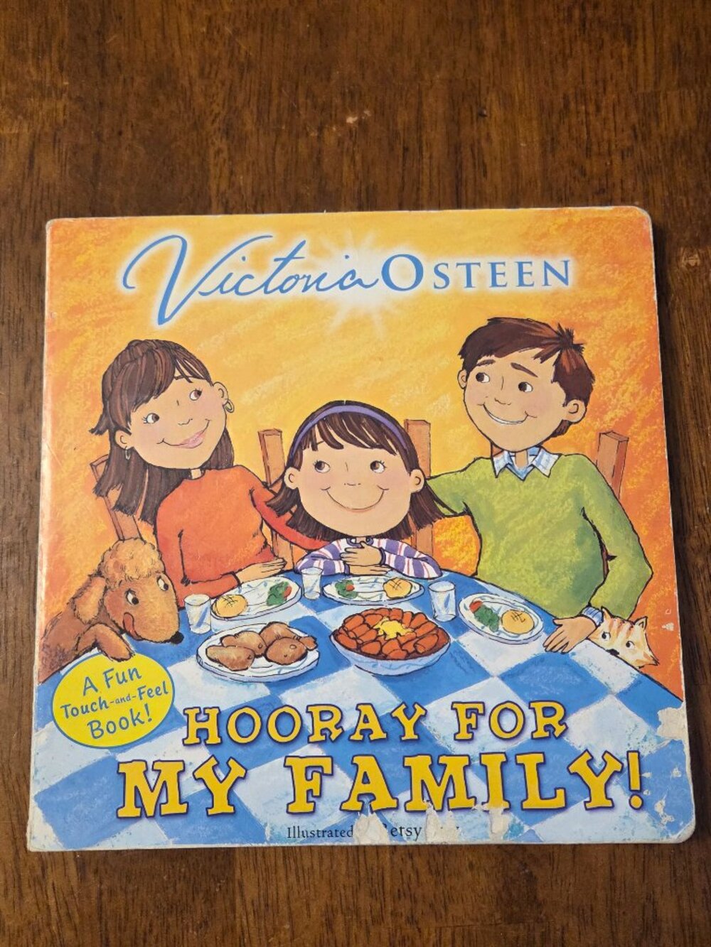 Hooray for My Family! by Victoria Osteen | Touch-and-Feel Children's Board Book